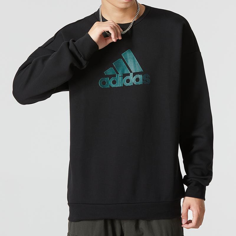 Adidas St Gfx Crew Sweatshirt Men Sweatshirt Black HM2980