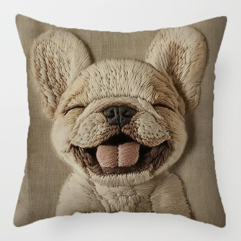 Bohemian Elephant Embroidered Pillowcase Vintage Sofa Cushion Cover Decorative Throw Pillow Case For Home And Living Room