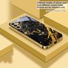Спокойная черная пантера Для Samsung Galaxy S20 FE S21 S22 S23 Plus S24 Ultra 25Ultra S21+ S9+ S22Plus Чехол для телефона из золотого стекла