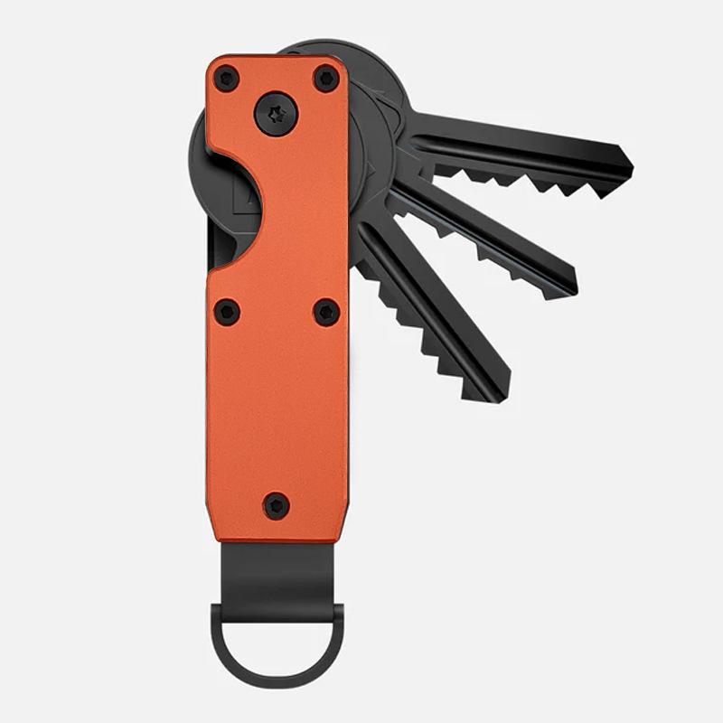 Многофункциональный металлический брелок с держателем AirTag для использования на открытом воздухе