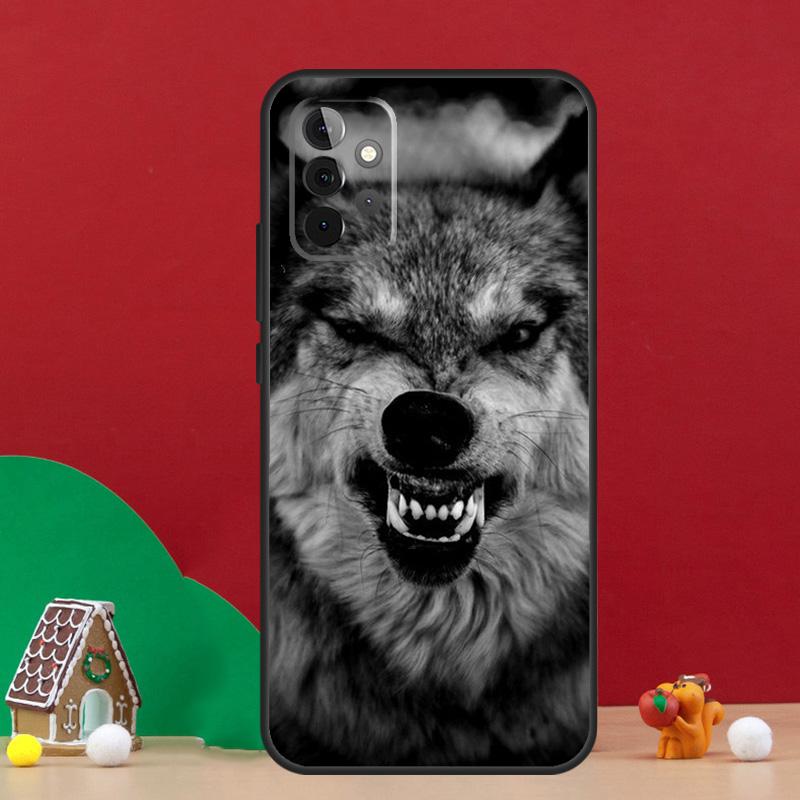 Чехол Животное Волк Воющий Для Samsung Galaxy A55 A52 A32 A12 A33 A06 A16 A26 A36 A56 A15 A53 A13 A34 A54 A14 A17