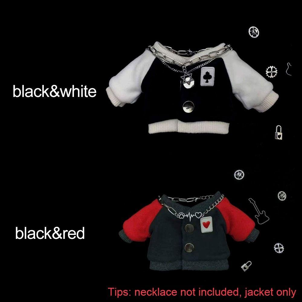 Playing House Cotton Stuffed Dolls Embroidery Jackets Baseball Uniform 20cm Doll Clothes