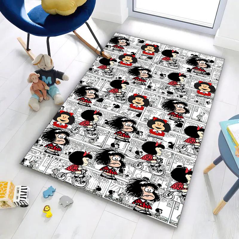 1PC Mafalda Rug - home decoration Carpet For Living Room Bedroom Flooring Computer Chair Area Rug