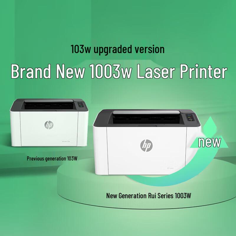 HP 1003w A4 Черно-белый беспроводной лазерный принтер вилка CN (адаптер в комплекте)