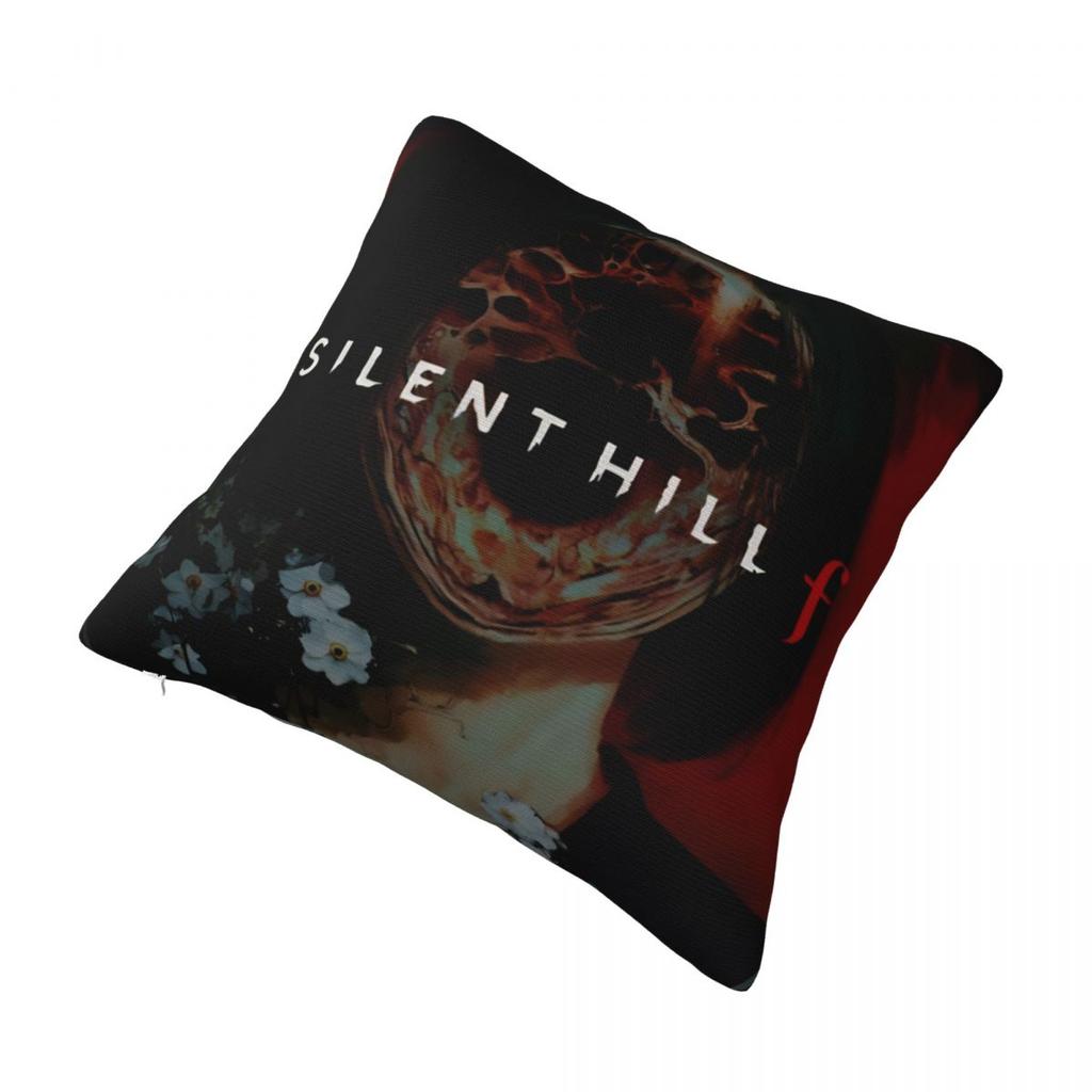 Silent Hill F Видеоигра Хоррор Хэллоуин Наволочка Мерч Мягкая Наволочка для Подушки Чехлы на Подушки Декор для Сиденья Молния Разные Размеры