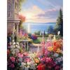40x50cm Painting By Numbers Paint Kit Home Garden Landscape Diy Gift Artwork Hanpainted Painting Decors Adults Crafts