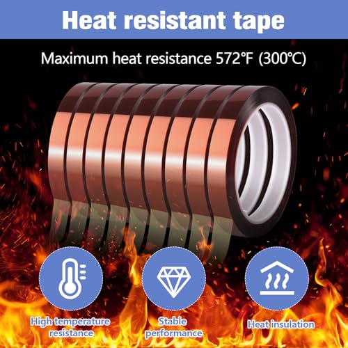 10Mm 30m heat sublimation transfer high temperature resistant tape heat transfer tape PET polyester sublimation tape high temperature resistance