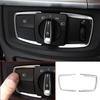 Подходит для BMW F20 F21 F22 F23 Матовый серебристый Рамка декоративная кнопки управления функциями 2 шт.