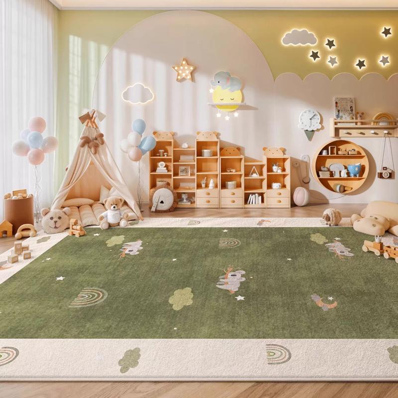 Cartoon Style Bedroom Decor Plush Carpet Thick Plush Carpets for Living Room Large Area Children Floor Mat Fluffy Soft Study Rug