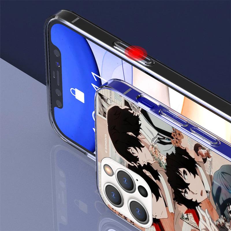 Плакат Bungo Stray Dogs Чехол для телефона с аниме для iPhone 17 Air 16 Pro Max 16E 15 + 14 Plus 11 12 13 Mini 7 8 SE Подарок Печатная обложка Веселый