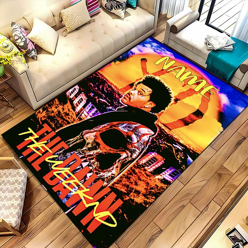 Custom personalization The Weeknd Area Rug - Perfect For Kitchen, Bathroom,Laundry Room Decor Large Size Available,Gift All Seasons