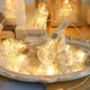 2M10Bulbs светодиодные гирлянды для рождественских и новогодних праздников, свадеб, вечеринок, спальни, гостиной, сада, декоративных ламп