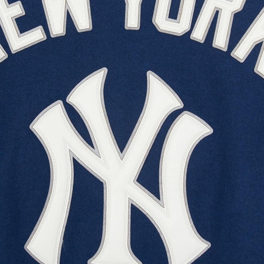 MLB SS26 Колледжный стиль Свободный крой Опущенные плечи Бейсбольная куртка Унисекс Куртка 3AJPV2061-50NYM