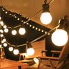 10 м 20 светодиодов G50 Globe Solar String Light Водонепроницаемый Солнечный Шар Гирлянда Светильников для наружного солнечного сада Патио Задний двор Декор