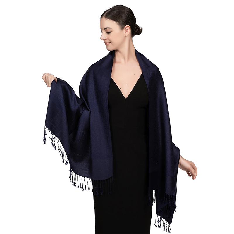 Luxury Brand Light Luxury Shawl Women'S Wrap Scarf Design Jacquard High-End Imitation Cashmere