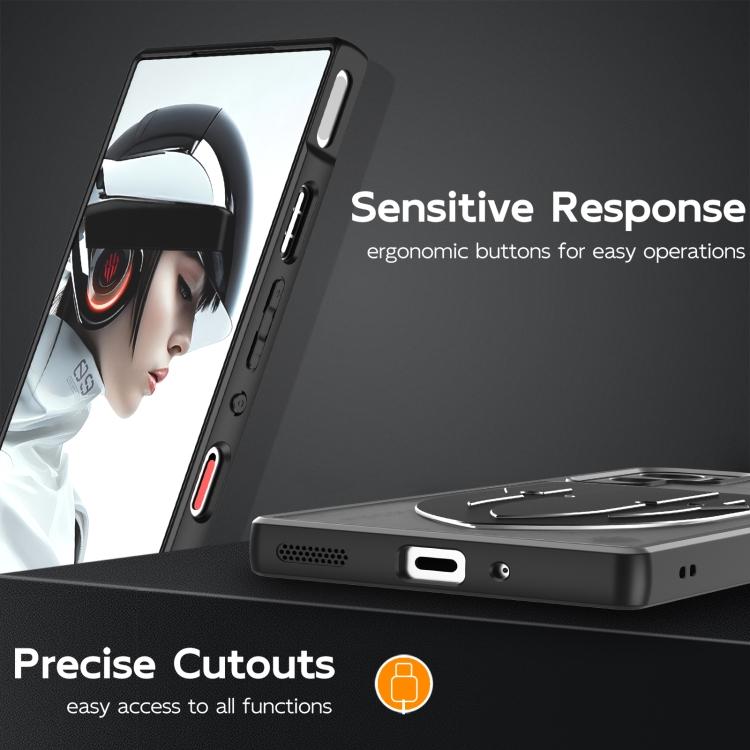 Четырехугольный противоударный чехол для телефона ZTE nubia Red Magic 9 Pro / 9S Pro