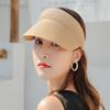 Fashion Adjustable Beach UV Protective Straw Foldable Cap Sun Visor Hat Womens Wide Brim Hat