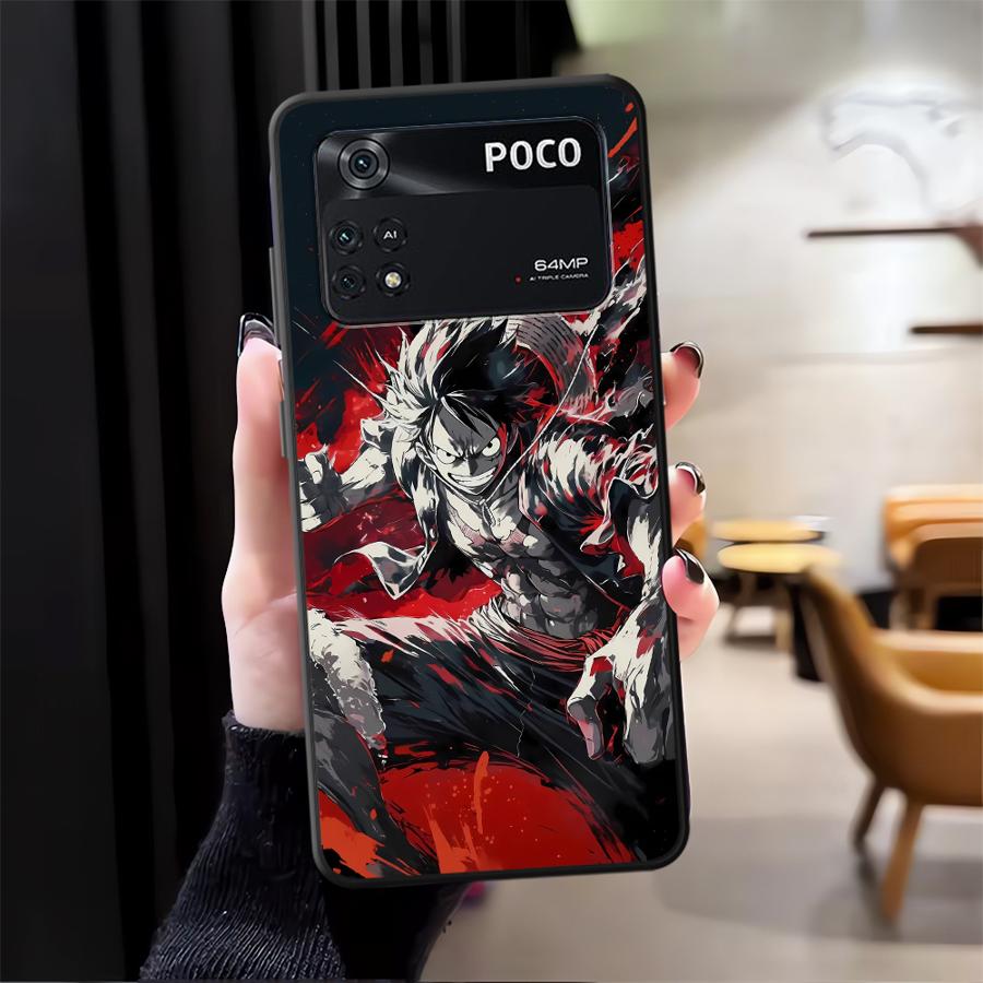 Чехол для Xiaomi Poco F3 F4 F5 X3 X4 X5 C65 M3 M4 Pro M5 C50 C51 Funda Чехол для телефона Luffy One Piece