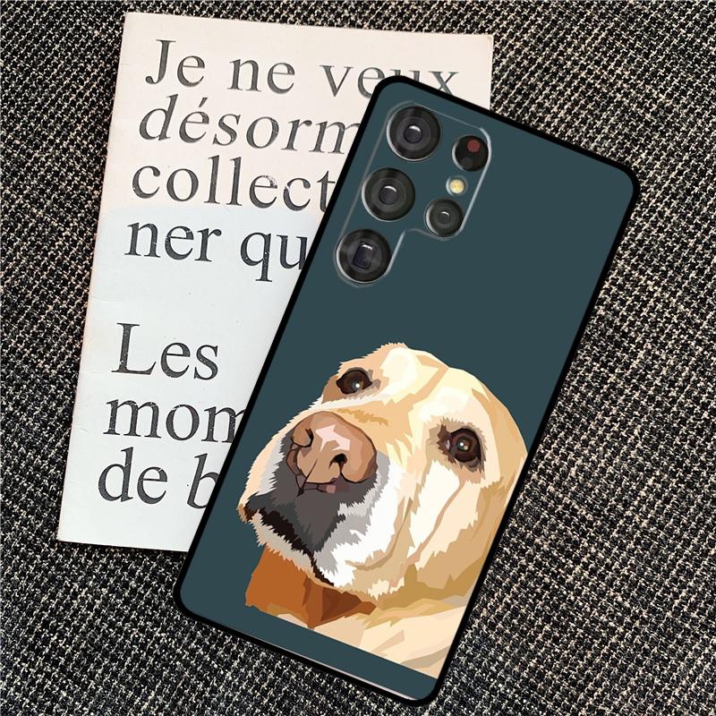 Golden Retriever Dog For Samsung Galaxy S24 S23 Ultra S22 S20 S21 FE S8 S9 S10 Note 10 Plus 20 Ultra Phone Case