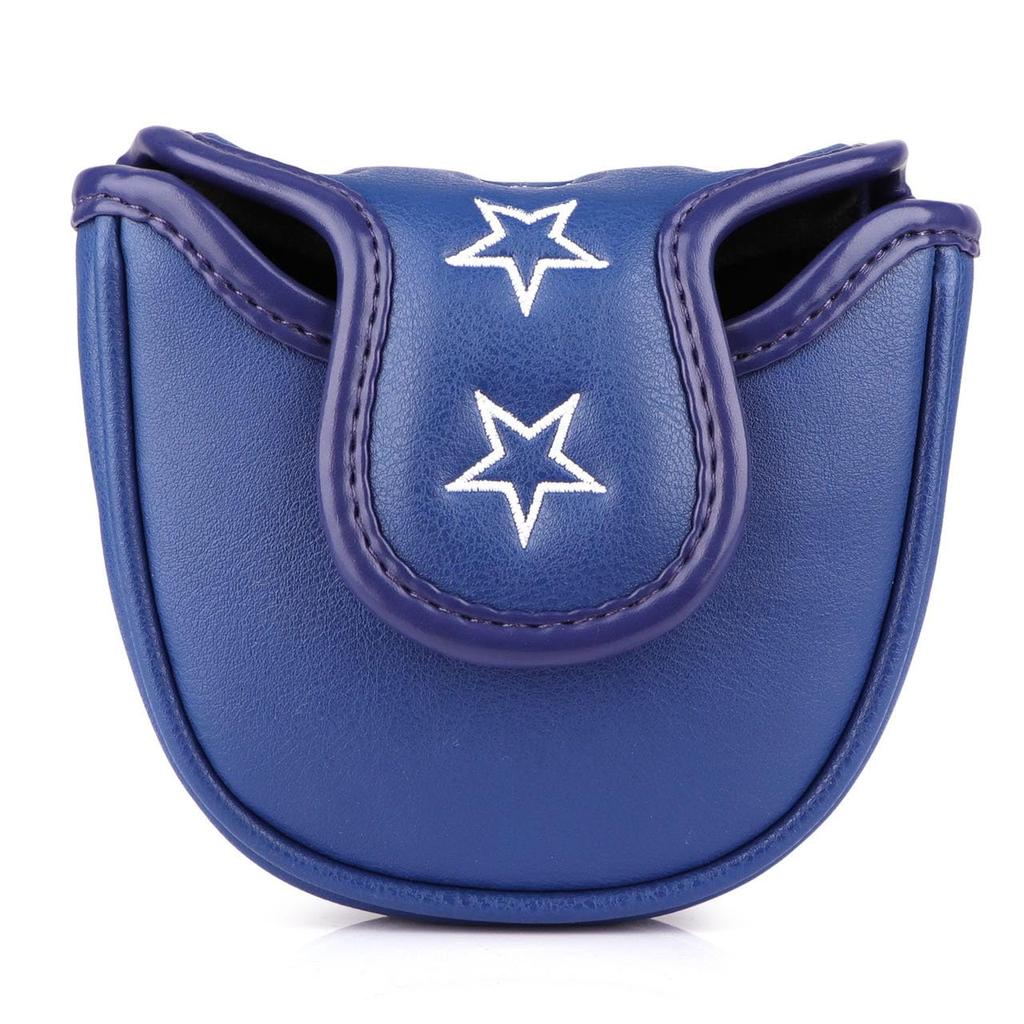 Крышка паттера, совместимая с мячом Odyssey 2 для молотка магнитного типа, совместимая с мячом Scotty Cameron Odyssey для кегль-типа Usa Star Blue