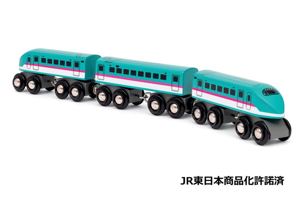 BRIO World Railway Series Shinkansen E5 Series Hayabusa Electric 36086 лет и (Деревянное транспортное средство, транспортное средство, локомотив) (3 вверх)
