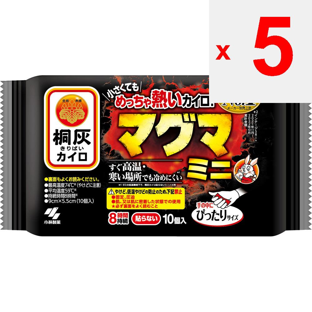 Kiribai Chemical Magma Неприкрепляемая Mini Magma Naniwa Mini 10P Обычная грелка для тела Одноразовая грелка для тела Обычная грелка для тела