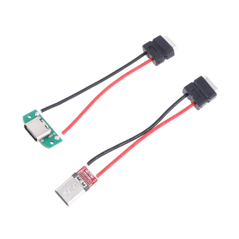1/3 шт. 3A 5V USB-розетка типа C и USB-розетка типа A с разъемом для кабеля