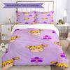 3pcs Rugrats Bedding Set Duvet Cover Closure Includes 1 Duvet Cover & 2 Pillowcases, Soft and Comfortable for All Seasons.