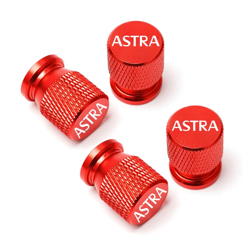 CIP1 4pcs Accessories Car Wheel Tire Valve Caps Tyre Stem Covers Airdust Waterproof For Opel Astra J H G K Auto