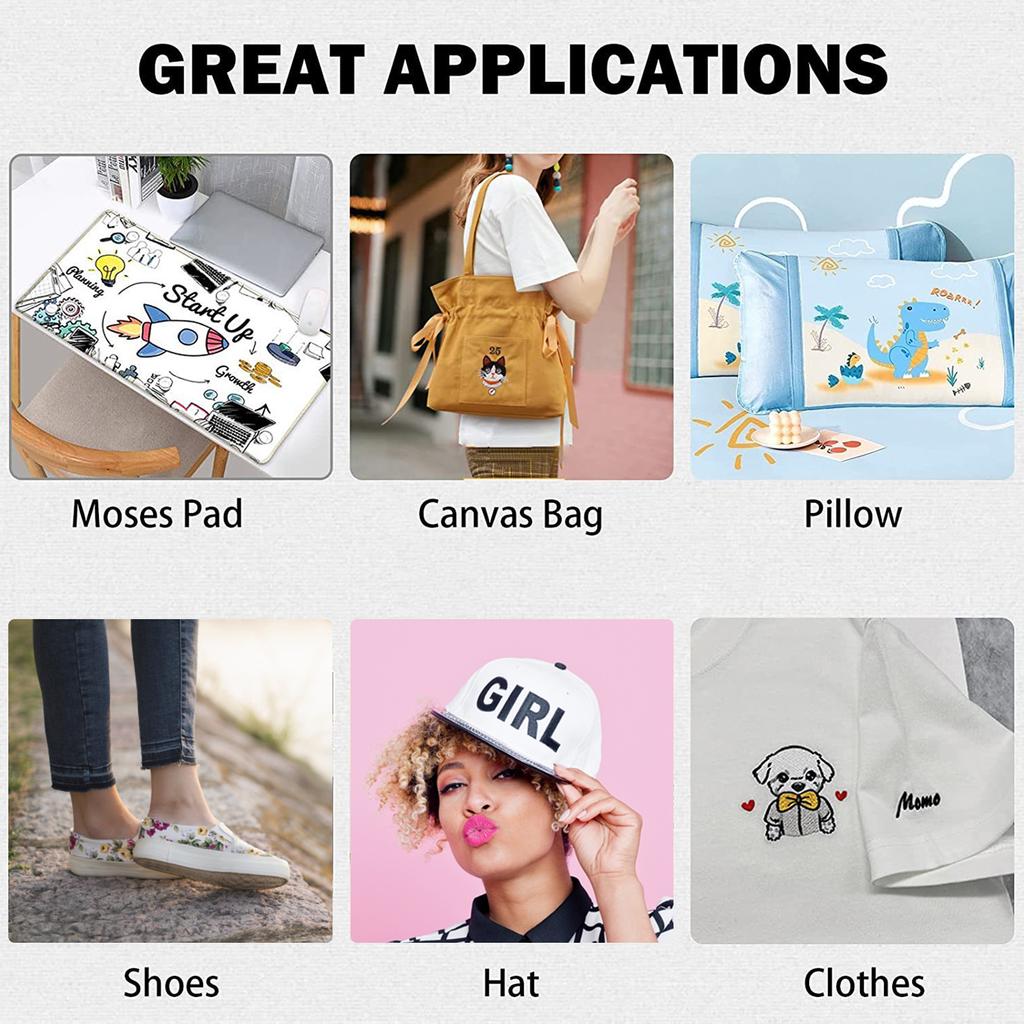 Mini Heat Press Machine T-Shirt Printing Easy Heating Transfer Press Iron Machines for Clothes Bags