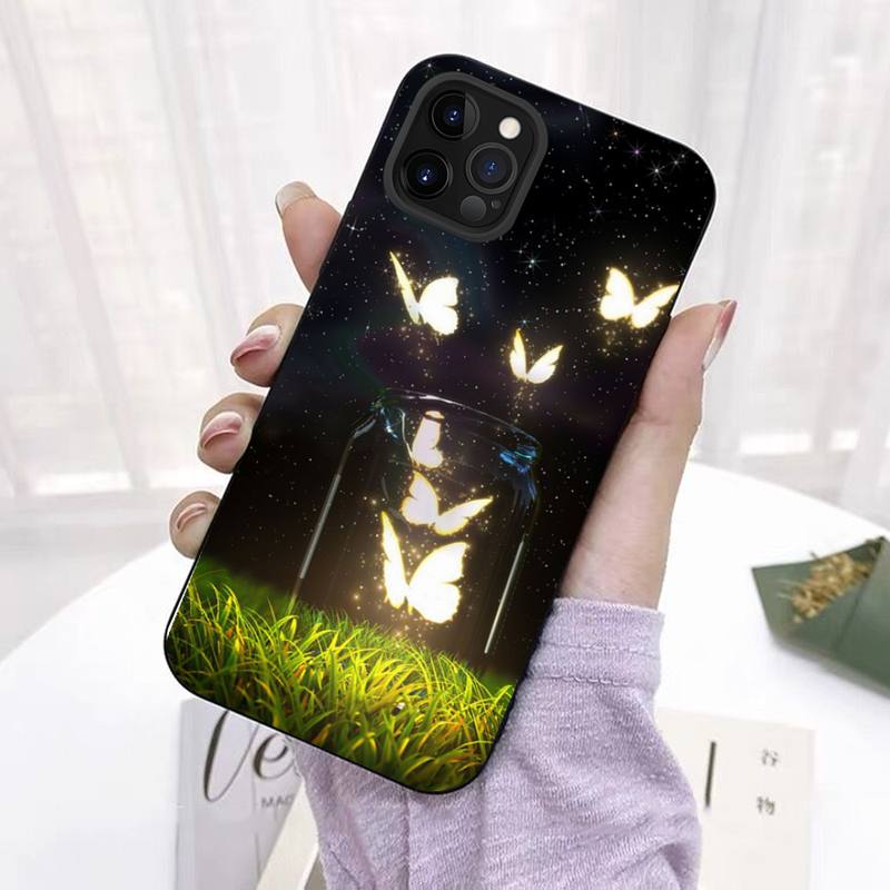 Милый красочный чехол для телефона с бабочками для iPhone 11 12 13 Mini Pro Max 8 7 6 6S Plus X 5 SE 2020 XR XS Funda Case