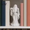 Украшение на Хэллоуин Фигурка Призрачной Леди, Прочная Фигурка из PLA 3D-печати, Полная Загадочности Коллекционная Фигурка, для Рабочего Стола Книжной Полки Дома
