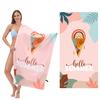 * Cm Double-sided Velvet Ice Cream Beach Towel Quick-drying Towel Microfiber Printed Bath Towel