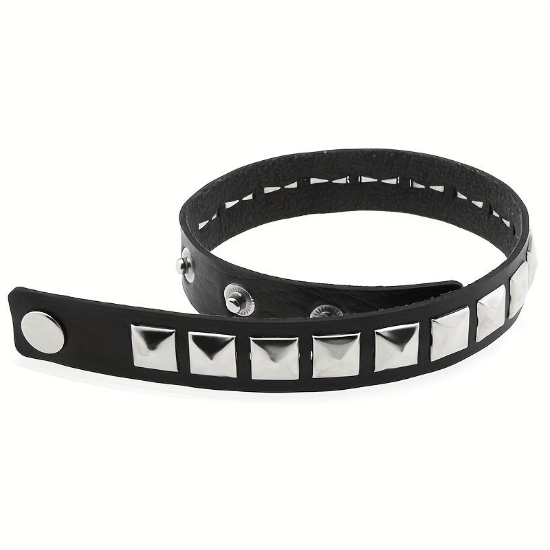 Панк Готический Стиль ПУ Кожаное Ожерелье Y2K Цепочка на Ключицу Вечеринка Рождество Креативный Подарок на День Рождения День Святого Валентина