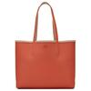 LACOSTE PVC Tote Bag, Shopping Bag, Handbag, Shoulder Bag Large Women's Khaki & Orange NF2142AA-N88