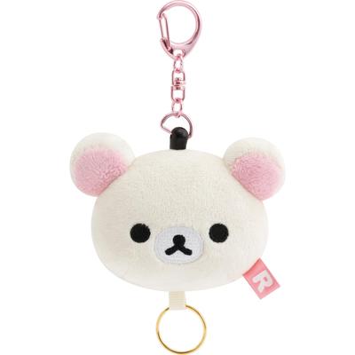 AB34202 Плюшевый брелок-катушка Rilakkuma Korilakkuma
