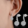 Shambhala Diamond Ball Long Sparkling Temperament Simple Female Earrings Party Accessories Fashion Jewelry