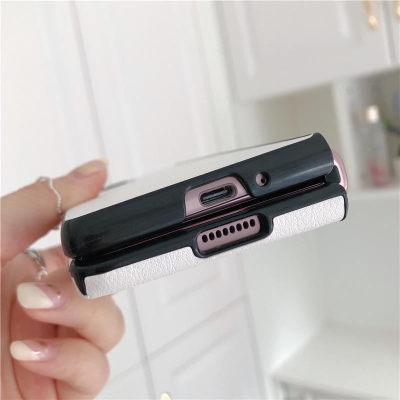 Модный чехол с именем личи для Samsung Galaxy Z Fold 2 W21, противоударный роскошный кожаный чехол + чехлы для ПК Fold2