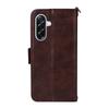 For Samsung Galaxy A55 5G Leather Case Magnetic Closure Wallet Stand Phone Cover with Crossbody Strap
