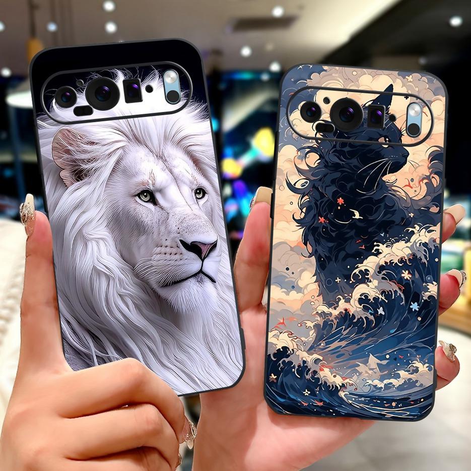 Чехол для Google Pixel 9 Pro Чехол Pixel9A Цветы Расписной Чехол Мягкий Силиконовый Чехол для Телефона Для Google Pixel 9A Pixel9 Pro Корпус
