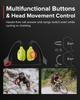 Suunto WING Bone Conduction Wireless Hours IP67 aptX Bluetooth Automatic Sports Safety Japanese Authorized Product Earphones, Open-Ear Headphones,