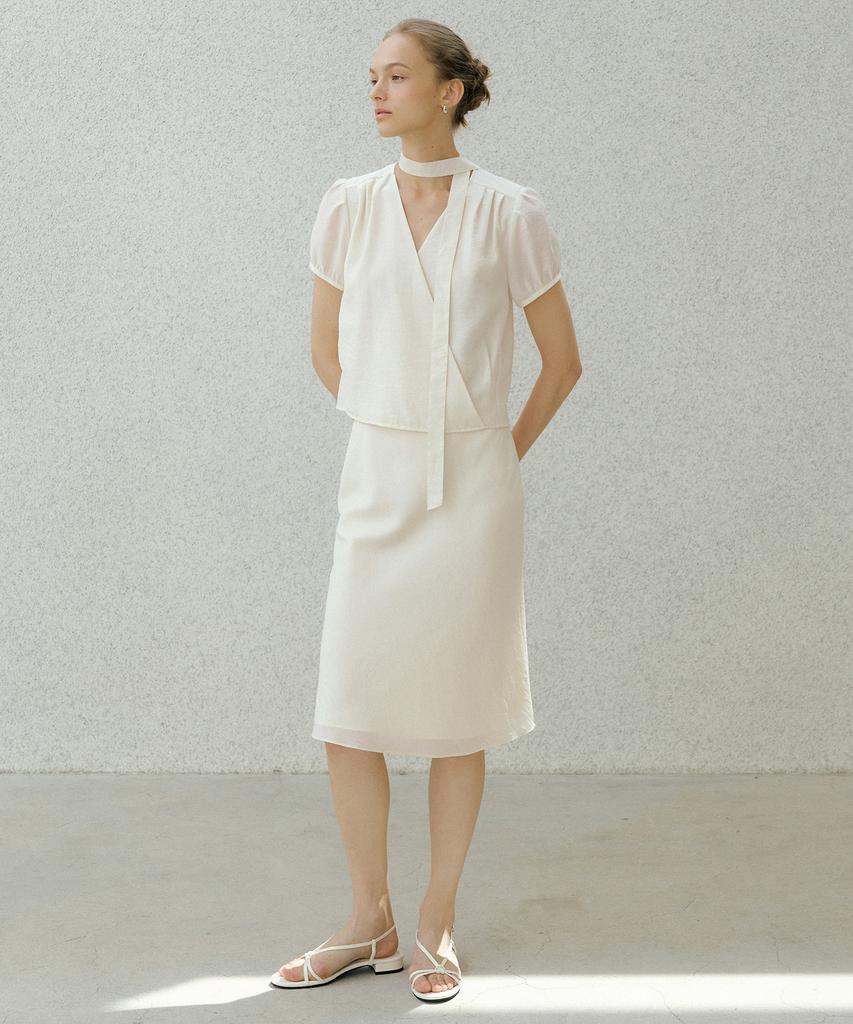 Otte Lorin Sheer Vias Sk_Midi