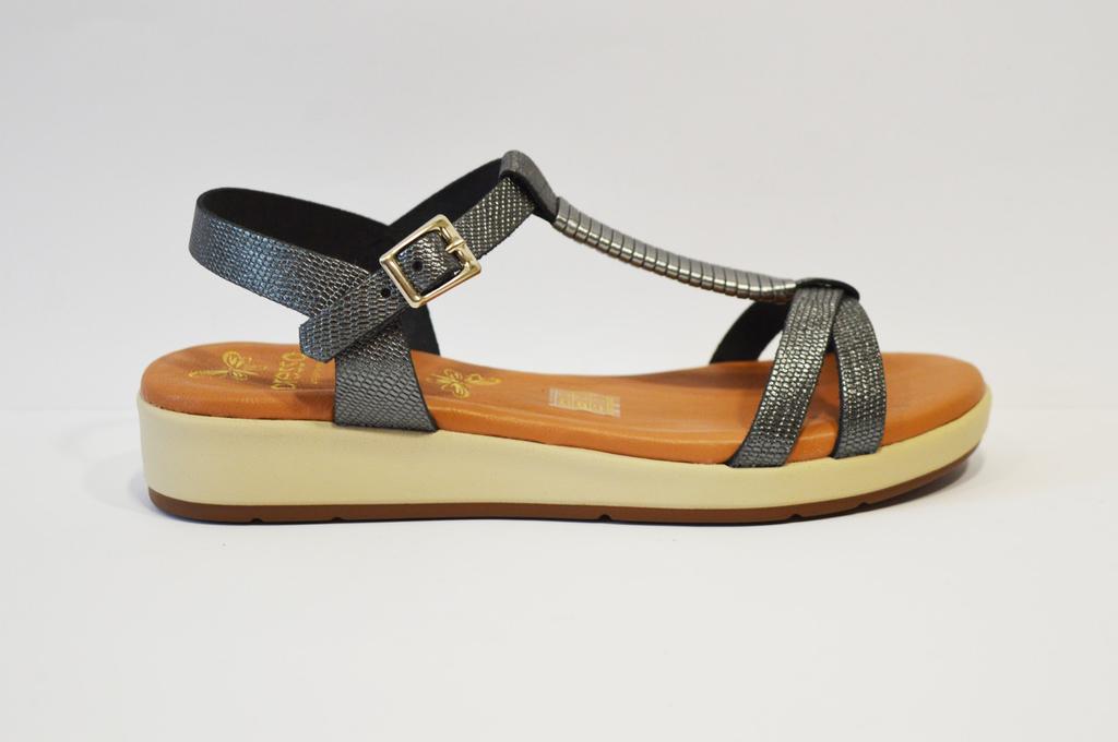 Presso Sandals 3760 36 Silver Leather