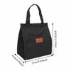 With Pockets Insulated Lunch Bag Reusable Thermal Insulation Lunch Box  for Picnic