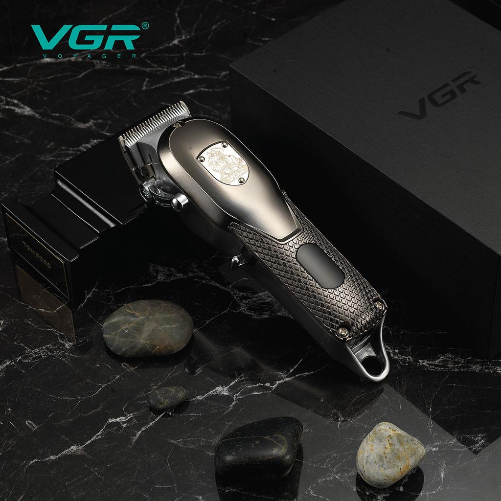 Оригинальные машинки для стрижки волос VGR для мужчин Профессиональный триммер для волос Перезаряжаемые машинки Триммер Бритва Набор для стрижки волос со светодиодным цифровым дисплеем V-276