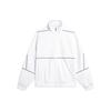 Li Ning Color Block Zipper Stand Collar Fleece Warm Jacket Men Jackets Standard-White AFDU031-1