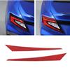 Красный карбоновый спойлер накладка на задний фонарь для Subaru WRX 22-24