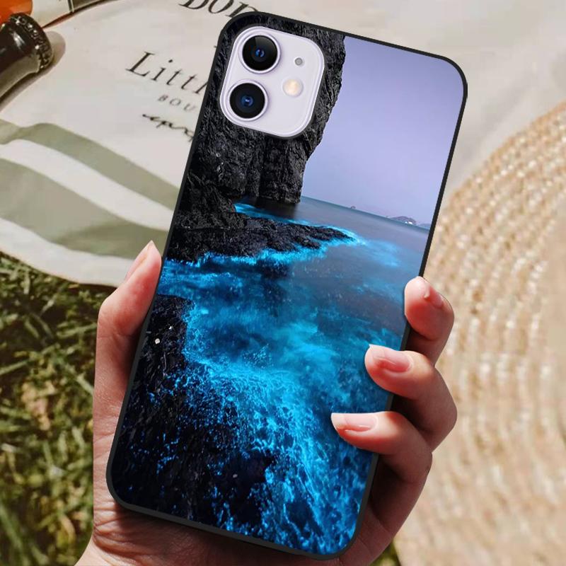 Для Apple iPhone 12 pro max Чехол Силиконовая Задняя Крышка Чехол для Телефона Для iPhone 12 Mini pro Max 12Pro Мягкий Чехол роскошный Fundas Чехлы