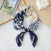 Thin cotton and linen small square scarf fresh and breathable women's soft literary and decorative small silk scarf summer scarf women's versatile 
