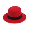 Взрослая шляпа осень и зима родитель-ребенок однотонная шерстяная цилиндр модная универсальная шляпа с плоской тульей